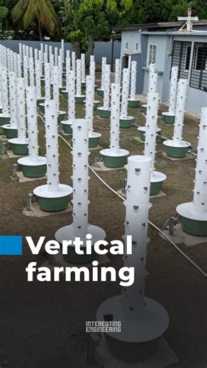Vertical farming is a 21st century way of maximizing agricultural output in a small space. It uses cutting-edge technology like aeroponic towers as as-needed watering systems. That lets people grow food for their own use and for sale in much smaller "farms | Interesting Engineering