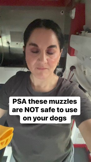 86K views · 429 reactions | This type of muzzle is not safe to use on...