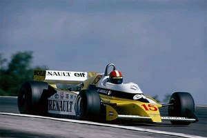 F1: Renault fête les 30 ans de sa 1ère victoire sur le circuit de Dijon