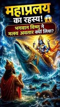Lord Vishnu's First Incarnation | The Complete Story of Matsya Avatar | Matsya Avatar Story | Hin...