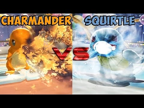 Pokemon battle revolution - Charmander vs Squirtle