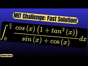 MIT Calculus Challenge | Quick Trick