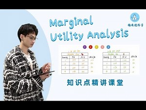 Marginal Utility Analysis｜AP/IB 微观经济学 Microeconomics