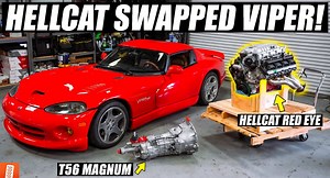 These Guys Are Dropping A Hellcat Redeye Engine Into A Dodge Viper | Carscoops