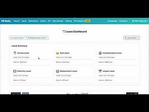 HR Buku: Leave Module