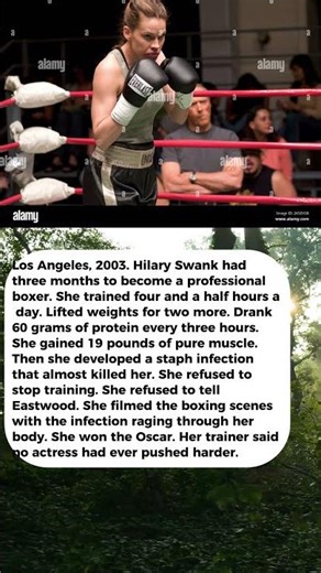 Hilary Swank Gained 19 Pounds of Muscle for Million Dollar Baby & Got a Life-Threatening Staph Infec