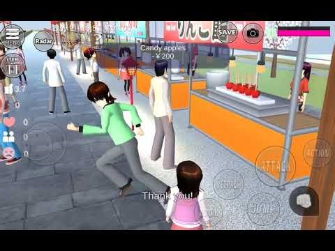 Sakura school simulator more shop los que paso black clothes man 4