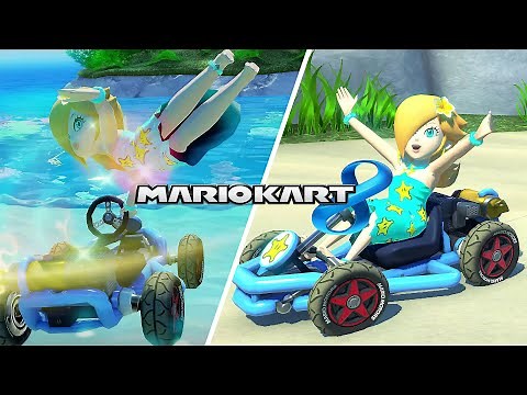 ROSALINA in MARIO KART 8 but with HOT SWIMWEAR in 8k60 | MARIO KART TOUR Skin Rosetta