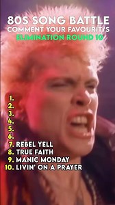 Biggest 80s Song Battle - Elimination Round 10