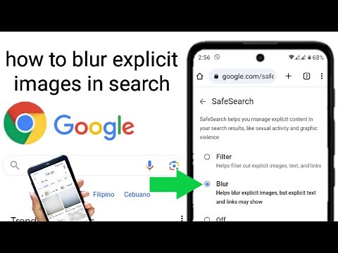 how to blur explicit images in google search chrome
