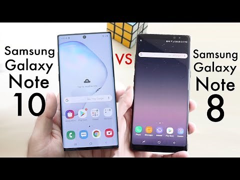 Samsung Galaxy Note 10 Vs Samsung Galaxy Note 8! (Comparison) (Review)