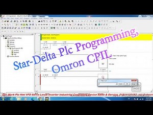 Star Delta Plc Programming, Omron CPIL CX-Programmer