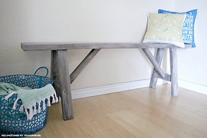 How to Build An Easy DIY Wood Bench for Just $25
