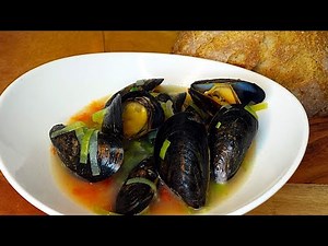 Homemade White Wine Steamed Mussels Recipe
