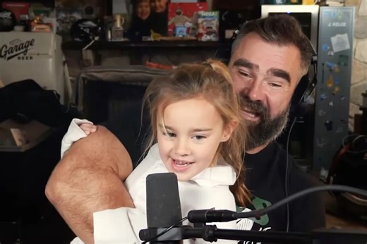 Travis Kelce Says Niece Wyatt, 6, Has 'Great Comedic Timing' as She Visits Dad Jason Kelce for a Hilarious Cameo on Their Podcast