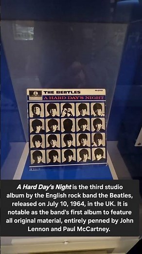 The Beatles A Hard Day's Night, Record ‪@TheBeatlesStory‬ Museum Liverpool