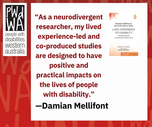 Disability Studies Collection Highlights Lived Experience | PWdWA - People With disabilities Western Australia posted on the topic | LinkedIn