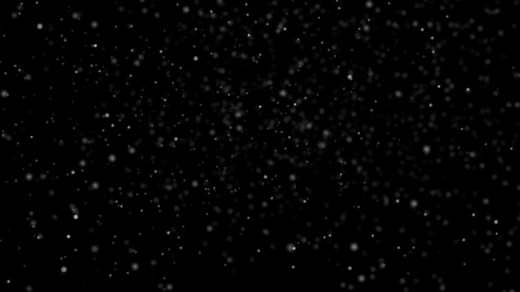 Download Falling snowflakes on transparent background. Seamlessly looped particles moving down, animation with alpha channel for free