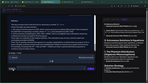 Math Mentor AI: Multi-Agent Math Solver with Verifier Agent | Omkar Chebale posted on the topic | LinkedIn