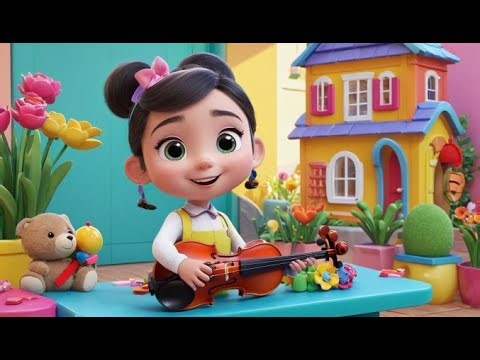Toy Violins Go Squeak Squeak Squeak | Fun Nursery Rhyme for Kids | Baby Songs Music