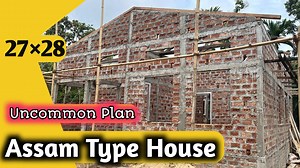 Unique House Plan || Assam Type House 🏡 | Dimension Engineering & Construction Pvt. Ltd.