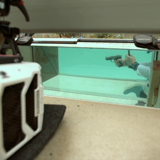 Gav and Dan slow down time by over one thousand times to show you how bullets look when fired from an underwater gun. #slowmo | The Slow Mo Guys