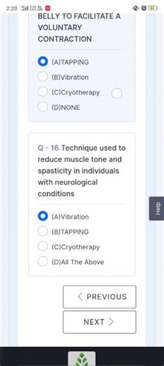 PHYSIOTHERAPY MODULE 5 ANSWER KEY #ayurveda #college #exam #ncism #elective #hack #2025 #viral