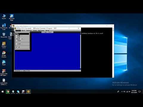 DosBox Assembly Language MP Folder masm command run file.exe Hello World #dosbox