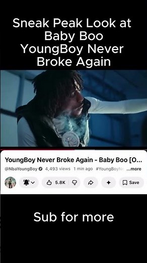 nba youngboy - baby boo (she gon' call me baby boo) | official audio/edit