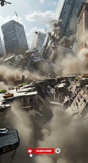 Skyscrapers Collapse as City Crumbles! #america #extremeweather