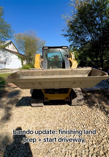 Final Touches on Our Barndominium Driveway