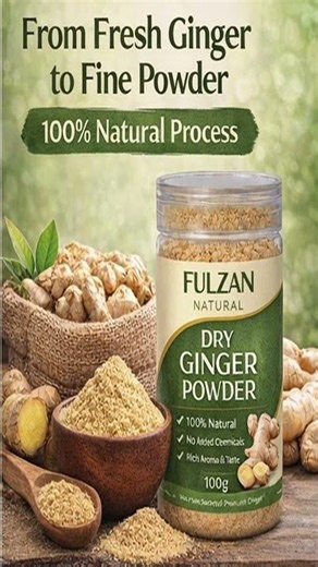 Best Ginger Powder for Tea ☕ | Fulzan Dry Ginger Powder | 100% Natural