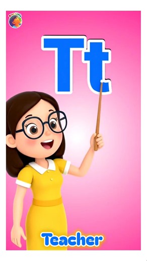 Alphabet occupation || T is for teacher #staylittlechannel #kidslearning