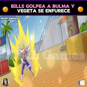 Bills golpea a bulma y enfurece a Vegeta | Alich Games