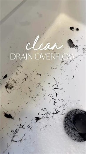 Clean drain overflow! #reallifehacks #cleaninghacks #diy