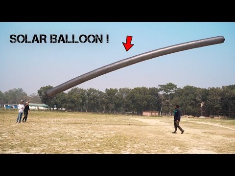 শুধু সূর্যের তাপে উড়লো বেলুন 😱 | Real 50 Feet Solar Balloon Test