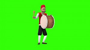 Ramadan Drummer Playing Drum 3d Rendering Stock Footage Video (100% Royalty-free) 1101363421 | Shutterstock