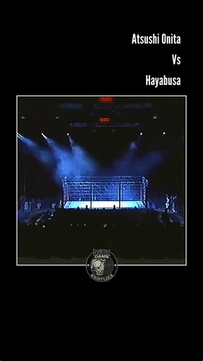 CT Stapes on Instagram: "Atsushi Onita vs. Hayabusa May 5, 1995 Exploding Cage Death Match Kawasaki Stadium"