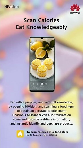 Huawei How-To: Scan Calories