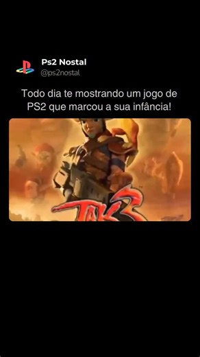 Ps2 Nostal on Instagram: "👉 Siga ( @ps2nostal ) se fez parte da elite do PS2 e se ele marcou a sua infância! Jak 3 no PS2 é o tipo de jogo que chega chutando a porta e dizendo que vai além 🚀🔥. A Naughty Dog pegou tudo o que funcionava em Jak II e elevou o caos ao máximo, misturando plataformas clássicas com armas futuristas, veículos insanos e um mundo muito mais aberto. A sensação de liberdade era absurda para a época, com missões variadas e um ritmo que não deixava o controle esfriar 🎮✨. O