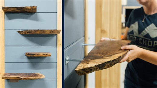 Build Stunning Live Edge Floating Shelves with This Simple Guide