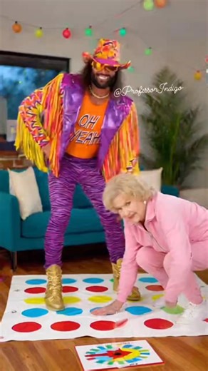 Macho Man and Betty play Twister | Professor Indigo | Facebook