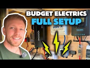 My Ford Transit Camper Conversion ELECTRICS SETUP 12/240v + Solar