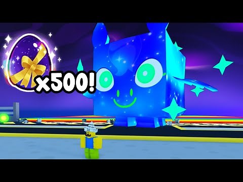 I Hatched 500 Cosmic Egg! Got Titanic Cosmic Pegasus! - Pet Simulator X Roblox