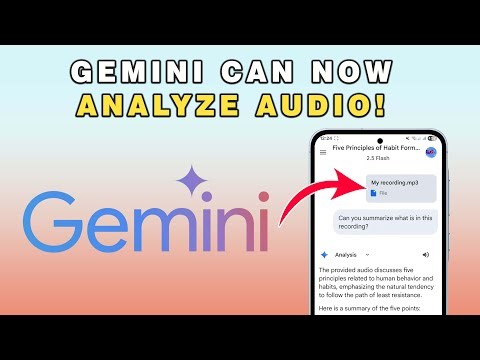 Gemini Can Now Analyze Audio! Here's What You Can Do