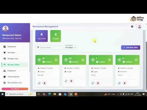 Modernize Your Restaurant with MenuSnap.in 🍔 | Digital Menu & Instant Ordering Demo