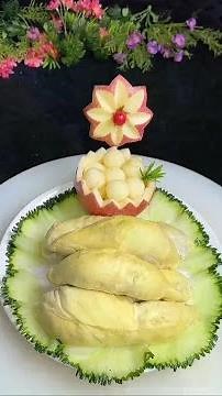 Creative fruit tray #TikTok food recommendation #TikTok food #TikTok #Durian #fruit tray #Fruit des