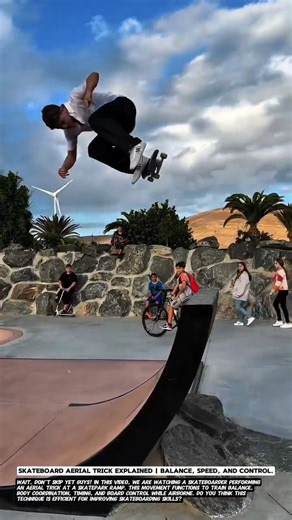 Skateboard Aerial Trick Explained | Balance, Speed, and Control.