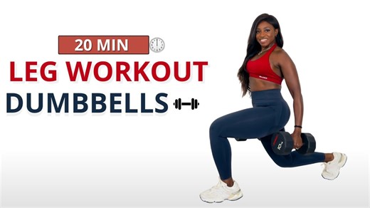 Lower-body strength training with dumbbells for stronger legs