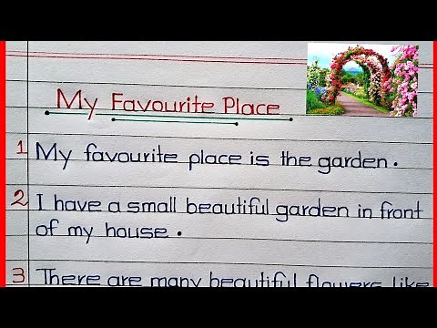 10/20 Lines on My Favorite Place || My Favorite Place Essay/Paragraph in English | My Favorite Place